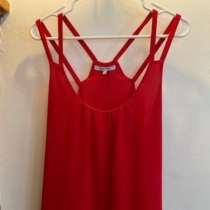 Naked Zebra Red dressy tank top